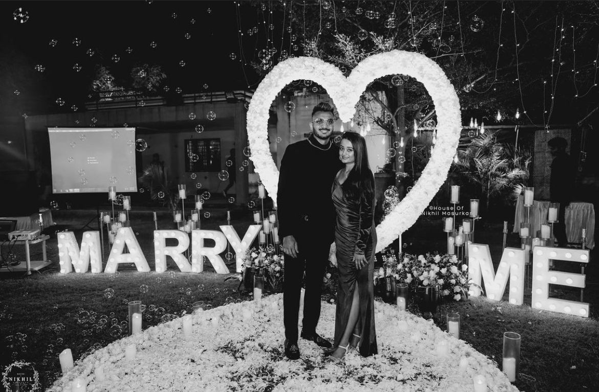 akshar patel engagement